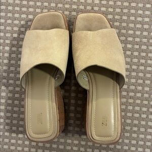 Zara Wedge Slide Sandals